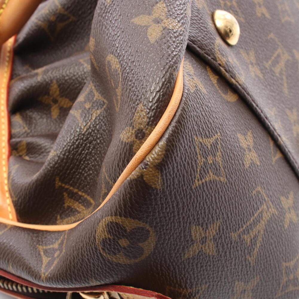 Louis Vuitton Mitsy Handbag Canvas Leather Monogram Brown - Picture 9 of 9
